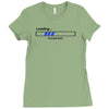 coole geek t shirts loading nerd admin computer pc big bang theory fun Ladies Fitted T-Shirt
