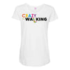 crazy for walking Maternity Scoop Neck T-shirt