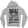 This Guy Is Taken By A Super Sexy September Girlfriend Zipper Hoodie