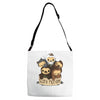 sloth motion Adjustable Strap Totes