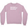 perfect head funny bald Crewneck Sweatshirt