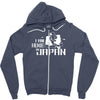 i'm huge Zipper Hoodie