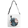 us flag 2 Adjustable Strap Totes