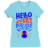 grover hello Ladies Fitted T-Shirt