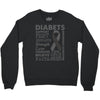 diabetes awareness Crewneck Sweatshirt