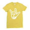 metal Ladies Fitted T-Shirt