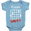 gsus saves chord Baby Bodysuit