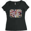 merry christmas Women's Triblend Scoop T-shirt