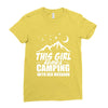 Camper Couple Girl White Ladies Fitted T-Shirt