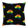 Australia Lgbt Throw Pillow
