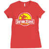 safari zone Ladies Fitted T-Shirt