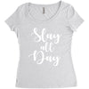 slay all day Women's Triblend Scoop T-shirt