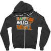 happy hallowine Zipper Hoodie