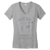 Best Dad in The Galaxy Women's V-Neck T-Shirt