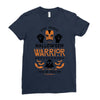 halloween warrior Ladies Fitted T-Shirt