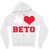 Texas Loves Beto Zipper Hoodie