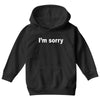 i'm sorry (2) Youth Hoodie