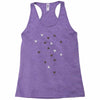 DOWN UP / scandi white / warm grey / flax / lavender Racerback Tank