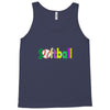softball neon rhinestud Tank Top