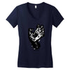 screaming hand werewolf Women's V-Neck T-Shirt