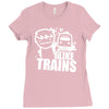i like trains Ladies Fitted T-Shirt