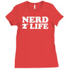 nerd for life Ladies Fitted T-Shirt