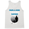 Papa And Son Fishing Partners For Life Tank Top