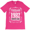 vintage made in 1982 perfectly aged a living legend T-Shirt