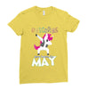 UNICORN ARE BORN IN MAY Ladies Fitted T-Shirt