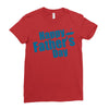 happy father's day 2 Ladies Fitted T-Shirt