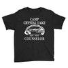 camp crystal lake counselor Youth Tee