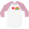 I Love Lgbt 3/4 Sleeve Shirt