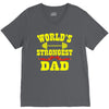 strongest dad V-Neck Tee