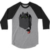 pocket toothless 3/4 Sleeve Shirt