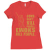 kill people funny Ladies Fitted T-Shirt