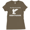 call me nighthawk step brothers Ladies Fitted T-Shirt