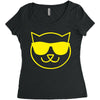 cat cool Women's Triblend Scoop T-shirt