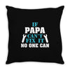 If Papa Can't Fix It No One Can Throw Pillow