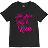 this mom hugs kiss es V-Neck Tee