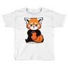 red fox 3 Toddler T-shirt
