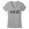 zzzzombies Women's V-Neck T-Shirt