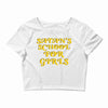 Satans School For Girls Crop Top
