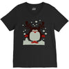christmas t shirt santa reindeer penguin novelty xmas V-Neck Tee