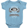 vintage quality without compromise 2000 aged to perfection Baby Bodysuit