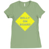 belly on board beer Ladies Fitted T-Shirt