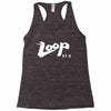 the loop where chicago rocks fm 97.9 Racerback Tank