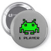 arcade player one Pin-back button