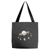 saturn go round Tote Bags