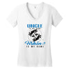Uncle is my Name Fishing Is My Game Women's V-Neck T-Shirt