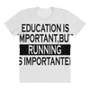 running is importanter All Over Women's T-shirt